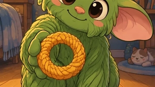 TiniMilo: Piku Shares a Yarn Ring