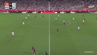 خلاصه بازی سویا 1 - بارسلونا 3