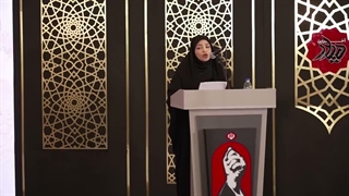 شعرخوانی خانم اکرم هاشمی برای رهبر شهید انقلاب حضرت امام خامنه ای