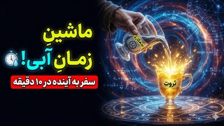 جهش کوانتومی: سفر به آینده در ۱۰ دقیقه! | (تکنیک ممنوعه دو لیوان)