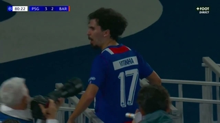 گل سوم psg  به بلوگرانا (سوپر گل ویتینیا)