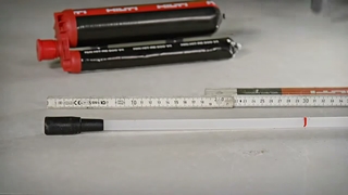 روش کاشت میلگرد در بتن با چسب کاشت میلگرد هیلتی hilti hit re 500 v4