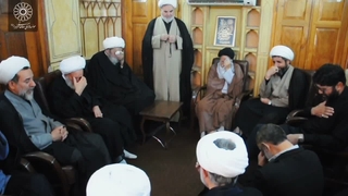عزاداری و ذکر توسّل به حضرت فاطمۀ زهرا«سلام‌الله‌علیها» در حضور آیت‌ الله العظمی مظاهری